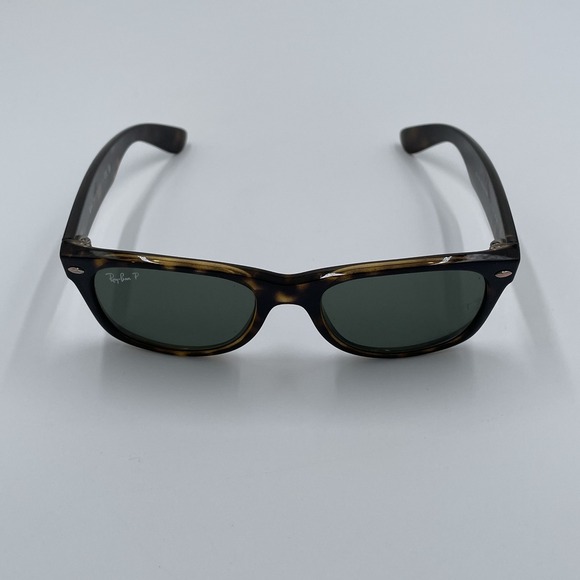 Ray-Ban 2132 New Wayfarer Brown Tortoise Men Sunglasses Polarized Frames Only - Picture 1 of 12